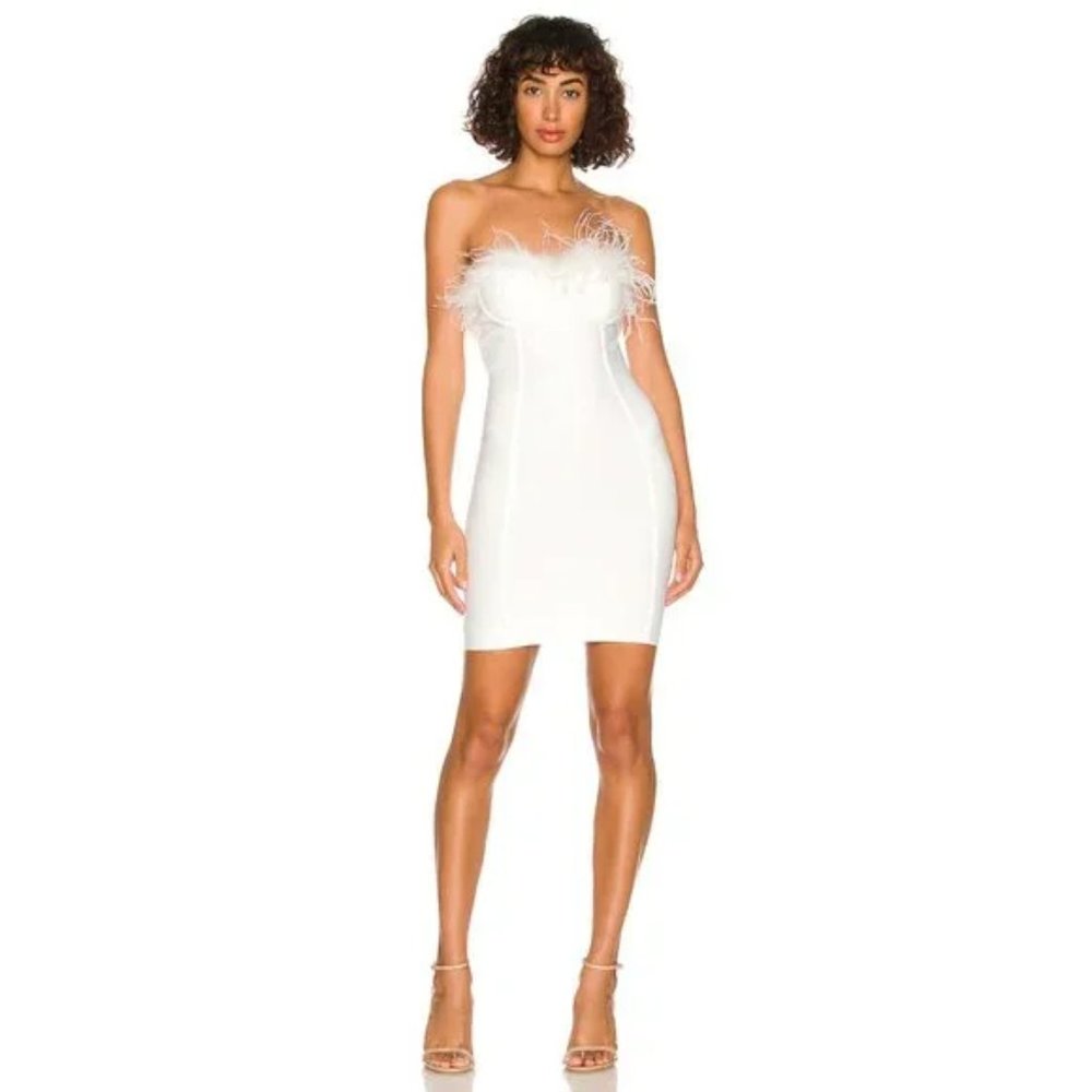 REVOLVE superdown Ramona Bustier Dress in White